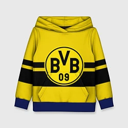 Толстовка-худи детская BORUSSIA DORTMUND, цвет: 3D-синий