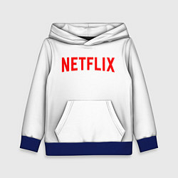 Толстовка-худи детская NETFLIX, цвет: 3D-синий