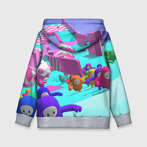 Детская толстовка Fall Guys / 3D-Меланж – фото 2