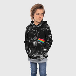 Толстовка-худи детская Dark Side of the Moon Stick, цвет: 3D-меланж — фото 2