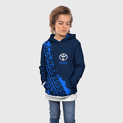 Толстовка-худи детская TOYOTA ТОЙОТА, цвет: 3D-белый — фото 2