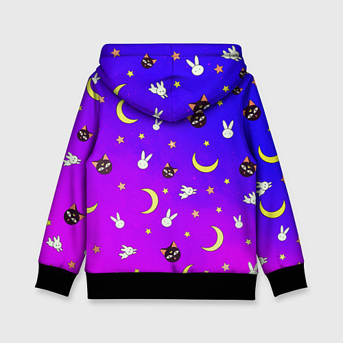 Детская толстовка СЭЙЛОР МУН / 3D-Черный – фото 2