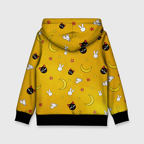 Детская толстовка СЕЙЛОР МУН / 3D-Черный – фото 2