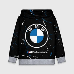 Толстовка-худи детская BMW БМВ, цвет: 3D-меланж