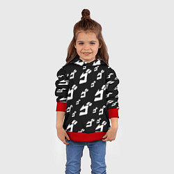 Толстовка-худи детская JoJo Bizarre Adventure, цвет: 3D-красный — фото 2
