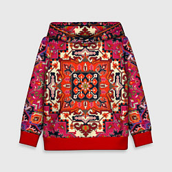 Детская толстовка Бордовый ковер