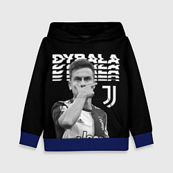 Толстовка-худи детская Paulo Dybala, цвет: 3D-синий