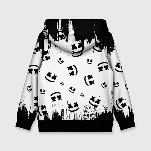 Детская толстовка MARSHMELLO МАРШМЕЛЛОУ / 3D-Черный – фото 2