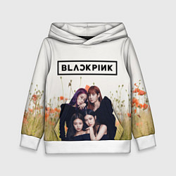 Толстовка-худи детская BlackPink, цвет: 3D-белый