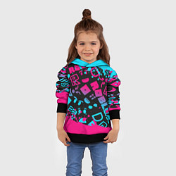 Толстовка-худи детская Roblox, цвет: 3D-черный — фото 2