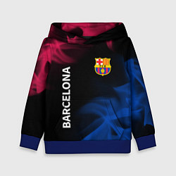 Толстовка-худи детская BARCELONA БАРСЕЛОНА, цвет: 3D-синий