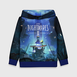 Толстовка-худи детская Little Nightmares 2, цвет: 3D-синий