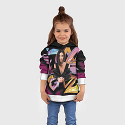 Толстовка-худи детская Supergirl, цвет: 3D-белый — фото 2