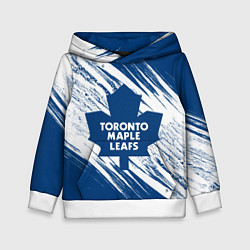 Толстовка-худи детская Toronto Maple Leafs,, цвет: 3D-белый