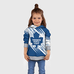 Толстовка-худи детская Toronto Maple Leafs,, цвет: 3D-меланж — фото 2