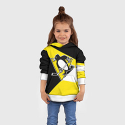 Толстовка-худи детская Pittsburgh Penguins Exclusive, цвет: 3D-белый — фото 2