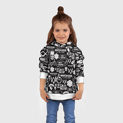 Толстовка-худи детская WATCH DOGS LEGION, цвет: 3D-белый — фото 2