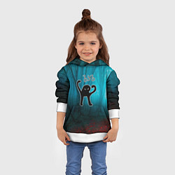 Толстовка-худи детская ЪУЪ, цвет: 3D-белый — фото 2