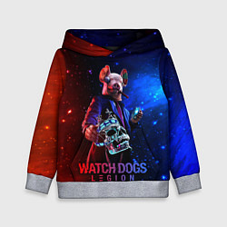 Толстовка-худи детская Watch Dogs LEGION, цвет: 3D-меланж
