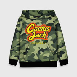 Толстовка-худи детская Cactus Jack, цвет: 3D-черный