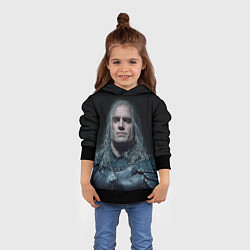 Толстовка-худи детская Ведьмак 2 сезон, цвет: 3D-черный — фото 2