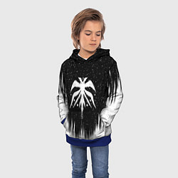 Толстовка-худи детская Башня бога Крылатое древо Z, цвет: 3D-синий — фото 2