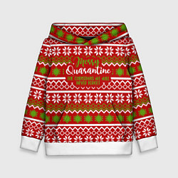 Толстовка-худи детская The christmas we will, цвет: 3D-белый
