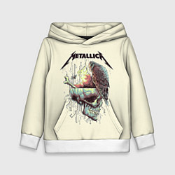 Толстовка-худи детская Metallica, цвет: 3D-белый