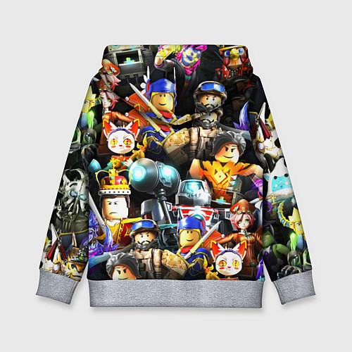 Детская толстовка ROBLOX / 3D-Меланж – фото 2