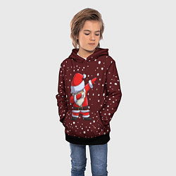 Толстовка-худи детская Dab-Santa, цвет: 3D-черный — фото 2