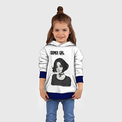 Толстовка-худи детская Doomer Girl, цвет: 3D-синий — фото 2