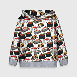 Детская толстовка Котики Суши