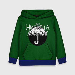 Толстовка-худи детская Umbrella academy, цвет: 3D-синий