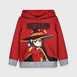 Толстовка-худи детская Megumin, цвет: 3D-меланж