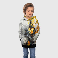 Толстовка-худи детская DESTINY, WARLOCK, цвет: 3D-черный — фото 2