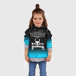 Толстовка-худи детская HOLLOW KNIGHT, цвет: 3D-меланж — фото 2
