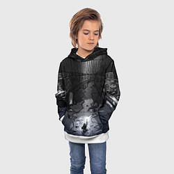 Толстовка-худи детская Lovecraft Лавкрафт, цвет: 3D-белый — фото 2