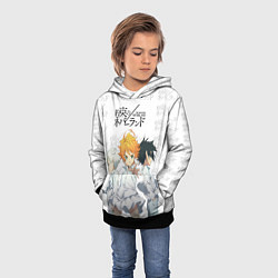 Толстовка-худи детская Персонажи Обещанный Неверленд, цвет: 3D-черный — фото 2