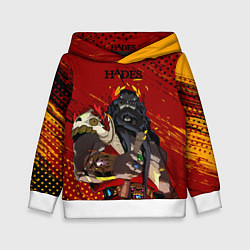 Толстовка-худи детская Hades - Аид, цвет: 3D-белый
