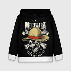 Толстовка-худи детская MUGIWARA ONE PIECE, цвет: 3D-белый