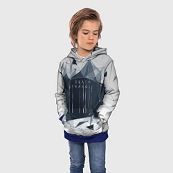 Толстовка-худи детская DEATH STRANDING, цвет: 3D-синий — фото 2