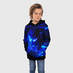 Толстовка-худи детская Валорант, цвет: 3D-черный — фото 2