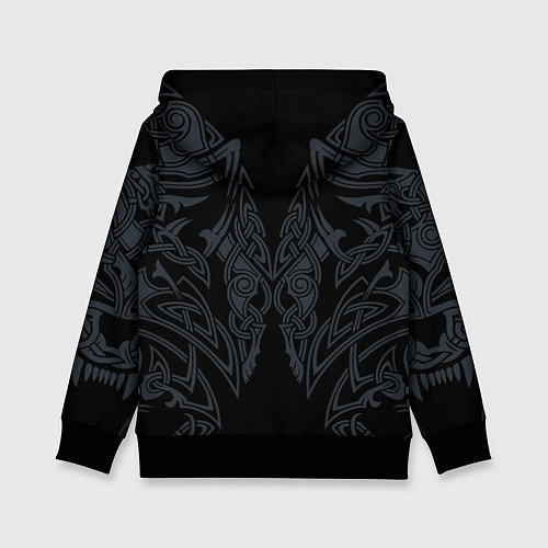 Детская толстовка Фенрир / 3D-Черный – фото 2