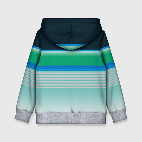 Детская толстовка Sea color / 3D-Меланж – фото 2