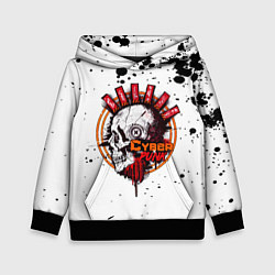 Толстовка-худи детская Cyberpunk 2077, цвет: 3D-черный