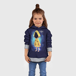 Толстовка-худи детская Шестая из little Nightmares, цвет: 3D-меланж — фото 2