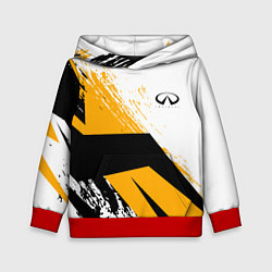 Толстовка-худи детская Infinity Инфинити Z, цвет: 3D-красный