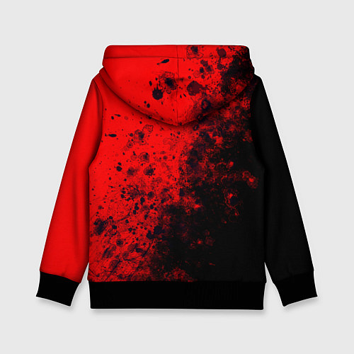 Детская толстовка Пятна Крови / 3D-Черный – фото 2