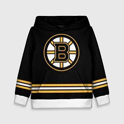 Толстовка-худи детская Бостон Брюинз Форма1, цвет: 3D-белый