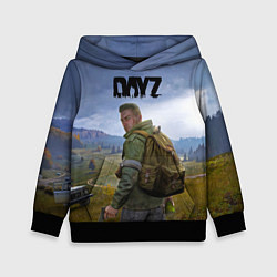 Толстовка-худи детская DayZ ДэйЗи, цвет: 3D-черный